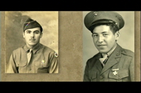 two WWII Hispanic soldiers