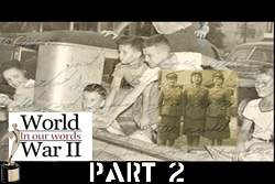 WWII IN OUR WORDS TITLE SHEET